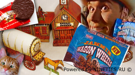 Реклама Печенье Wagon Wheels