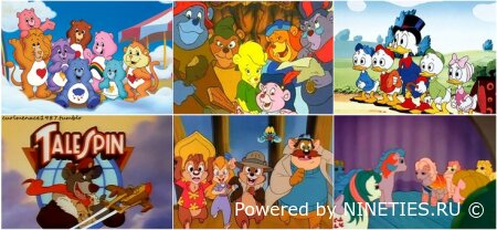 Начальные заставки Disney в девяностые